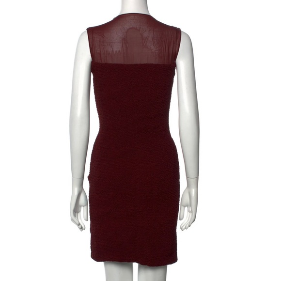 Alexander Wang Smocked Silk Chiffon Dress - Picture 3 of 7